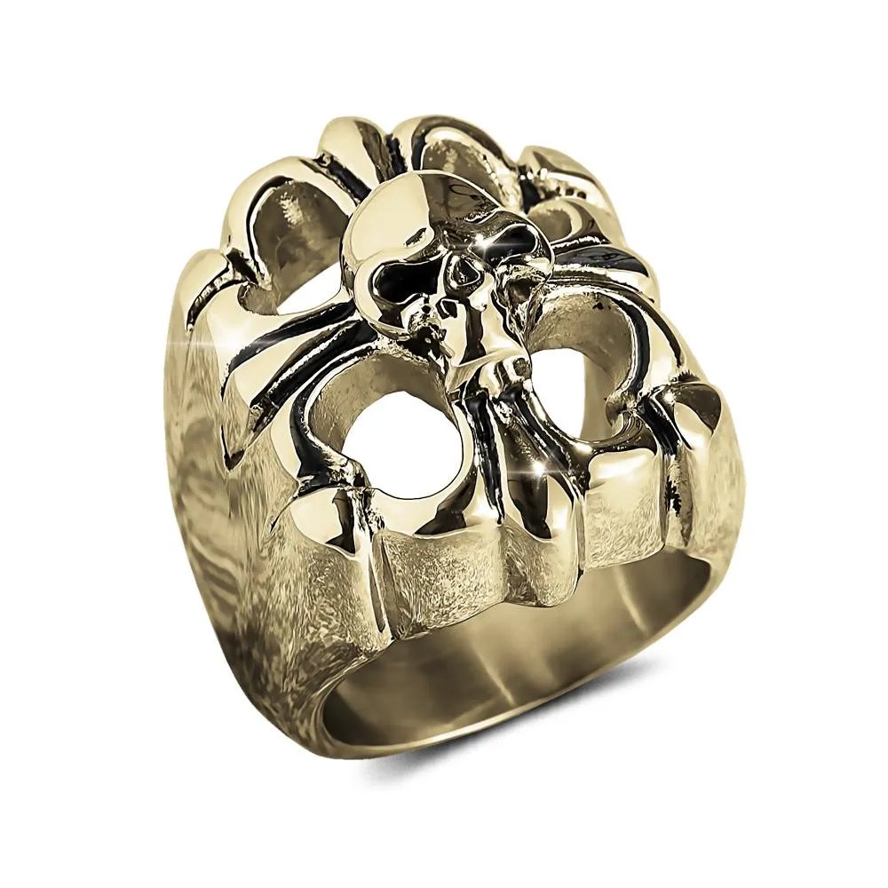 Gold Skull Arena Ring