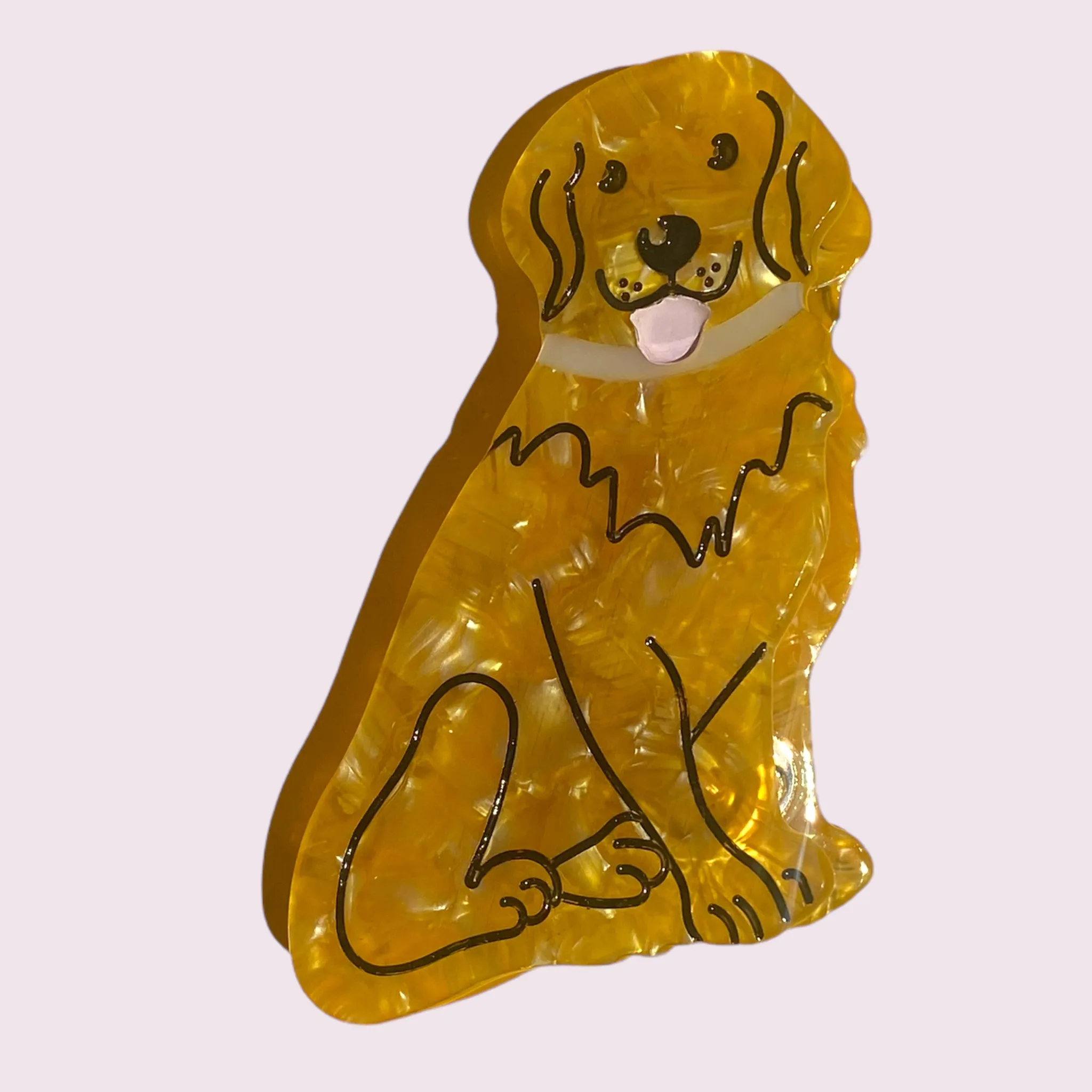 Golden Retriever Dog Hair Clip