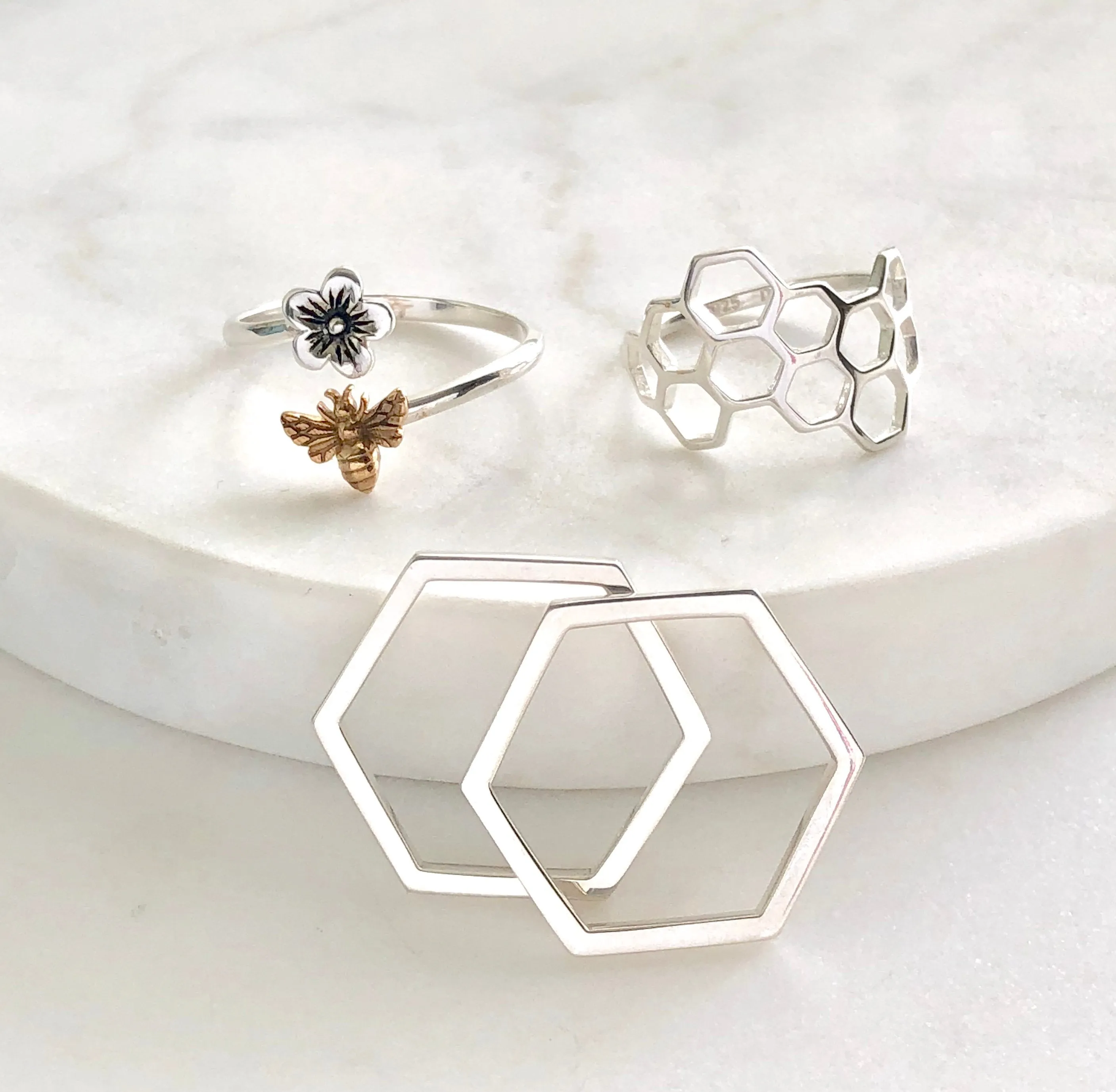 Honeycomb Stacking Ring