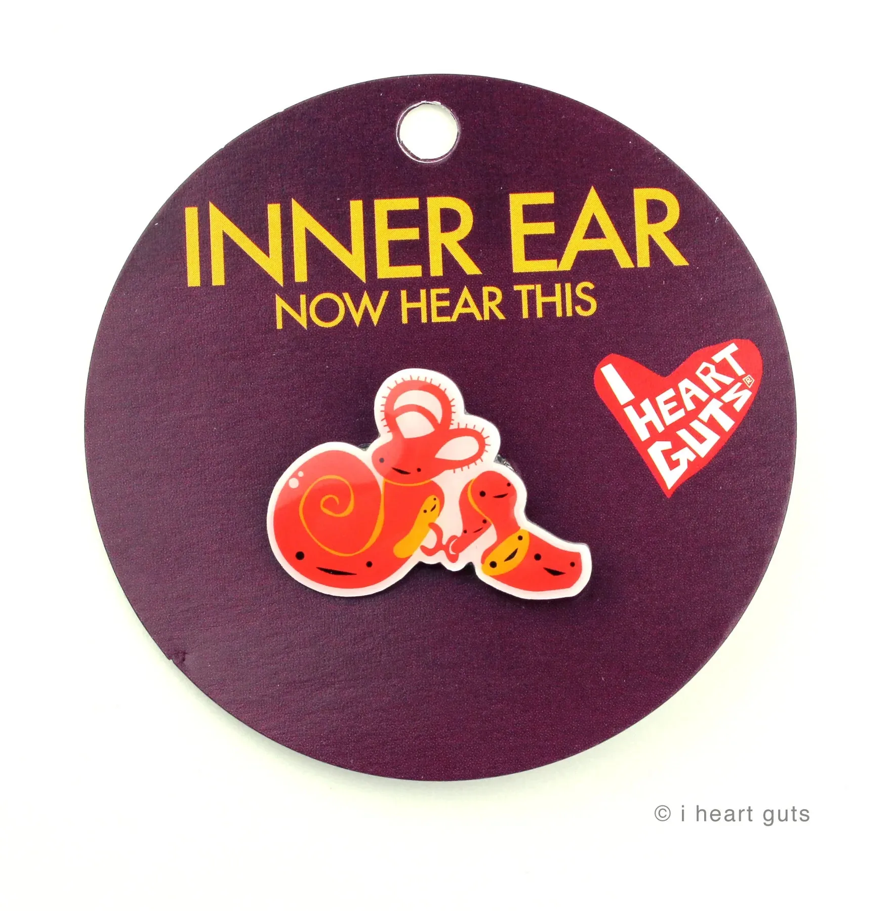 Inner Ear Lapel Pin