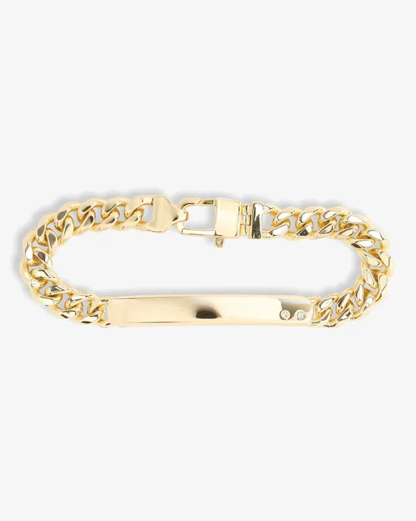 Julian ID Cuban Chain Bracelet