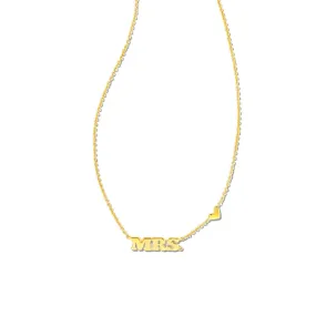 Kendra Scott Mrs. Pendant Necklace