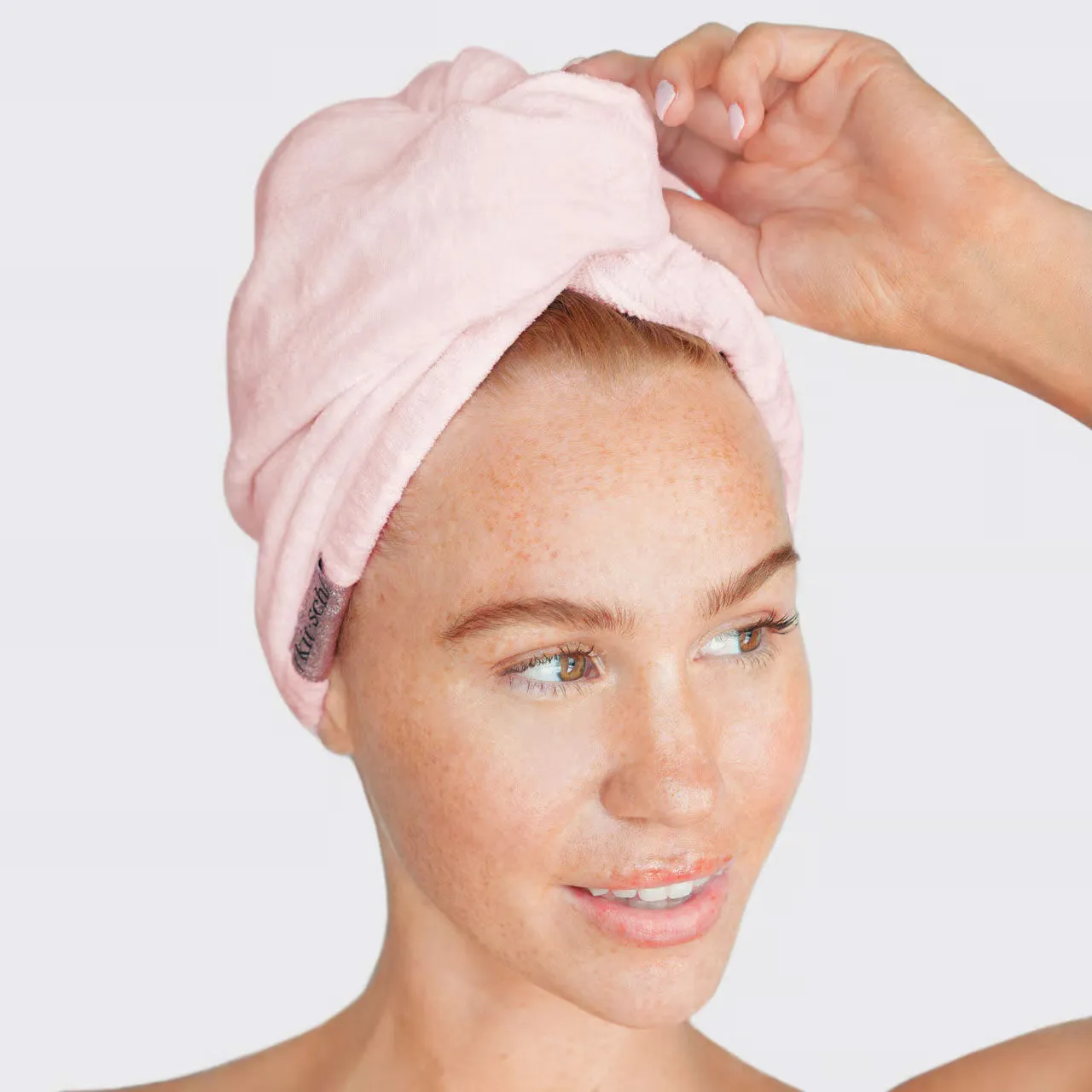 Kitsh - Quick Dry Hair Towel - Blush