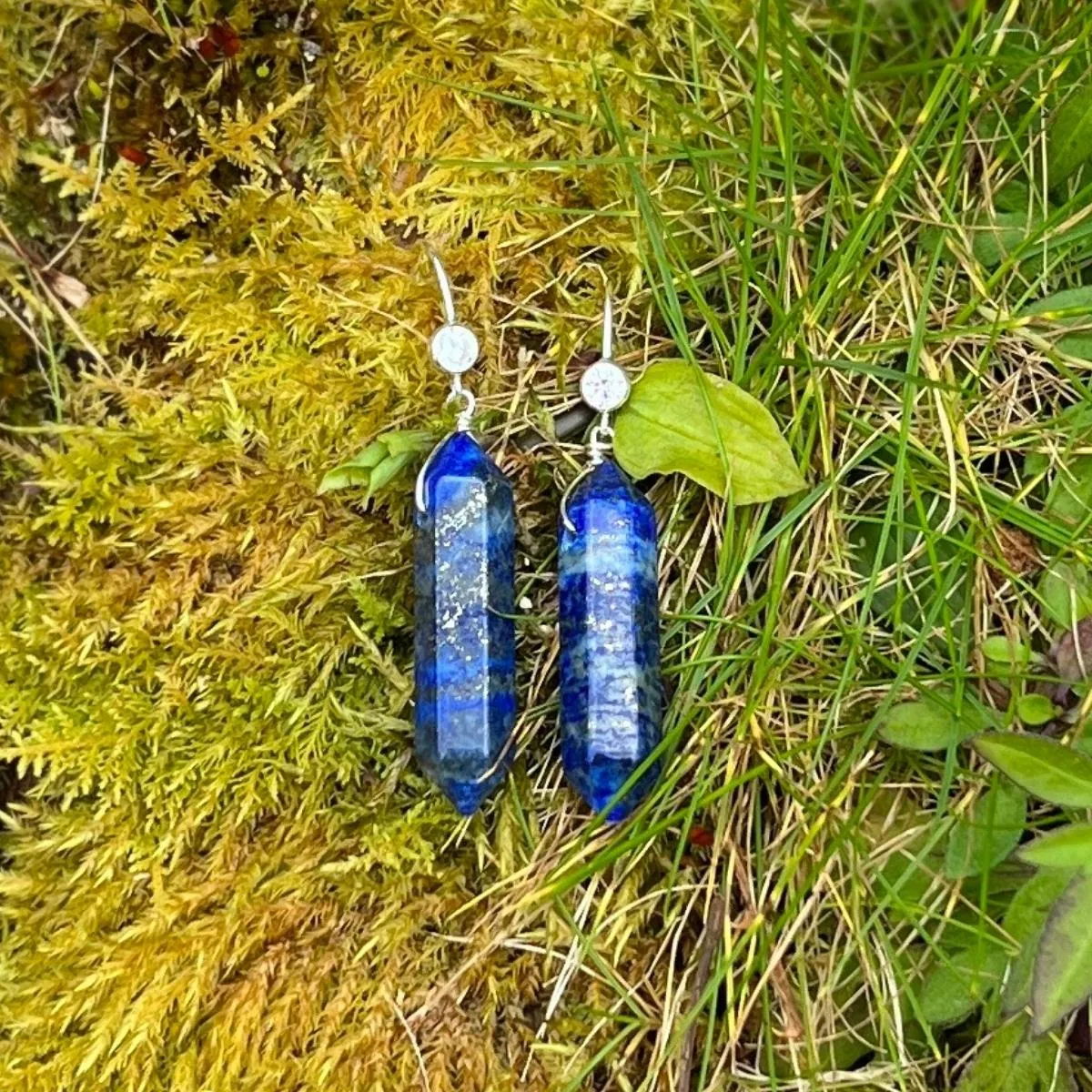 Lapis Lazuli Meditation Earrings