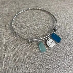 LBI Sea Glass Beach Bangle