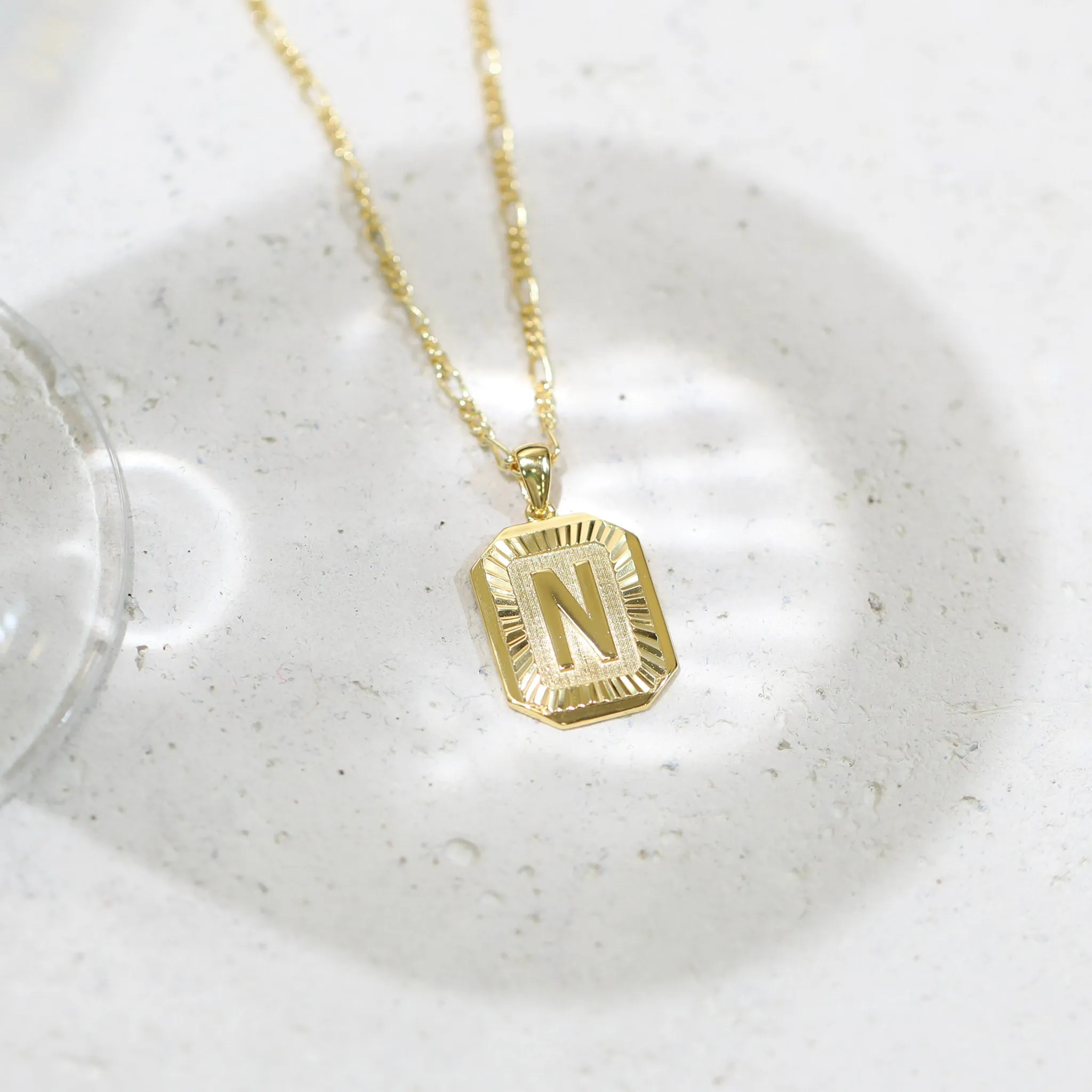 Letter Pendant Necklace