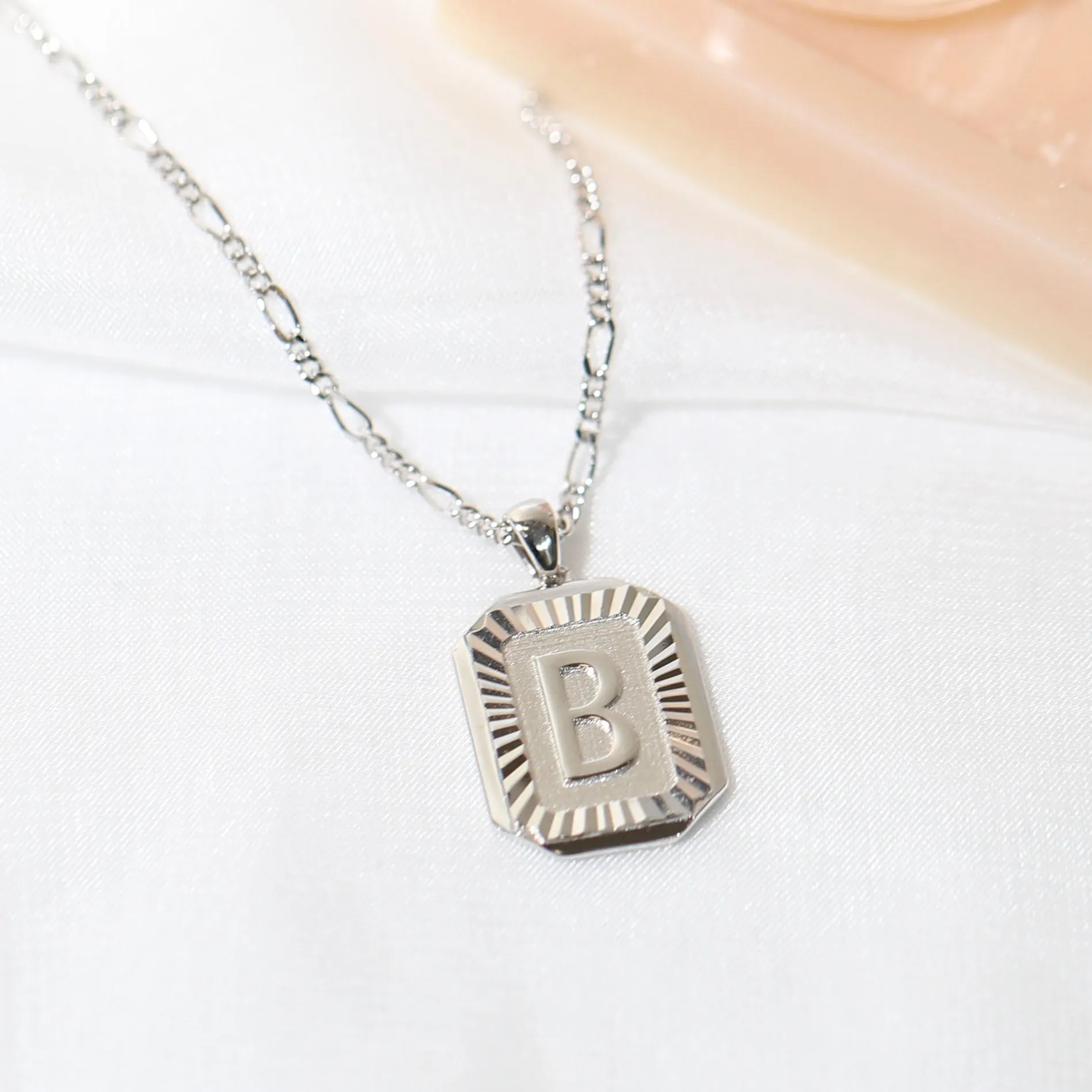 Letter Pendant Necklace