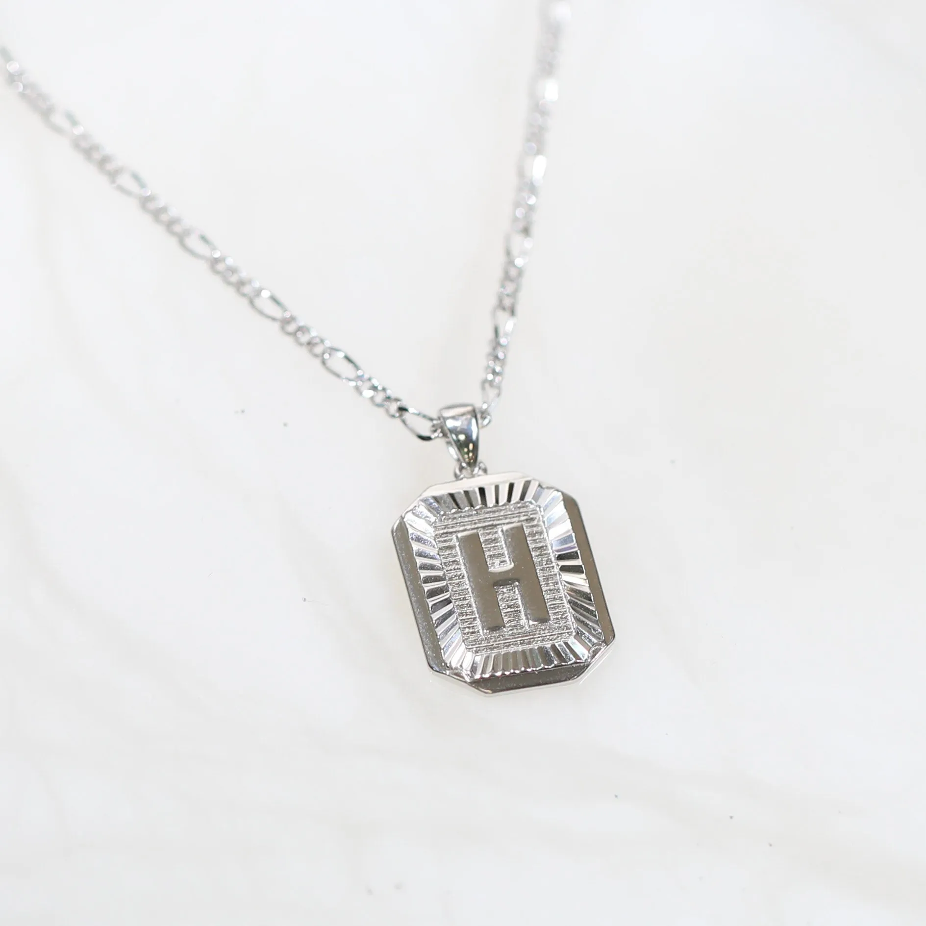 Letter Pendant Necklace