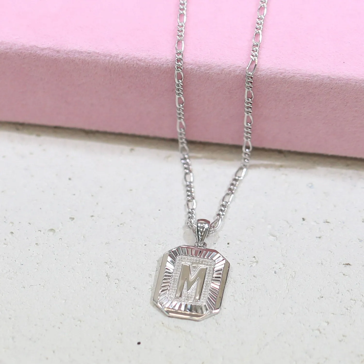 Letter Pendant Necklace