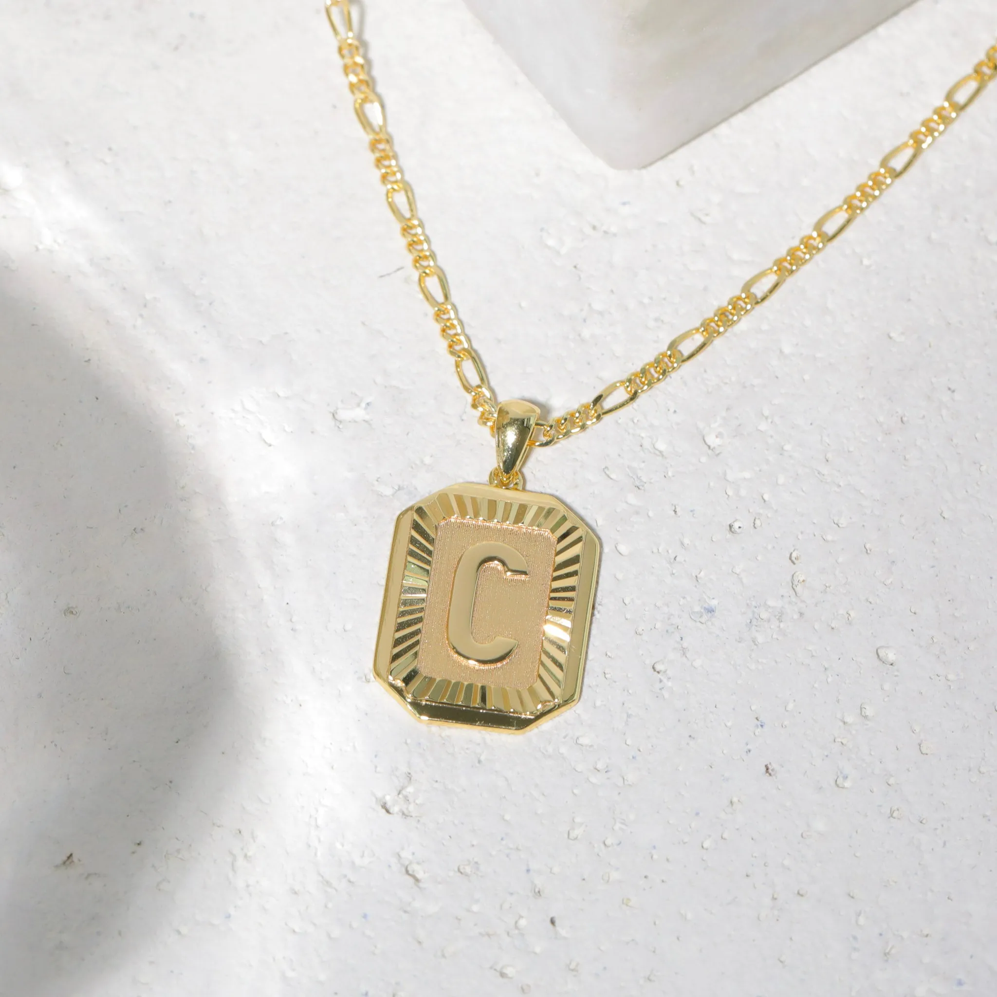 Letter Pendant Necklace