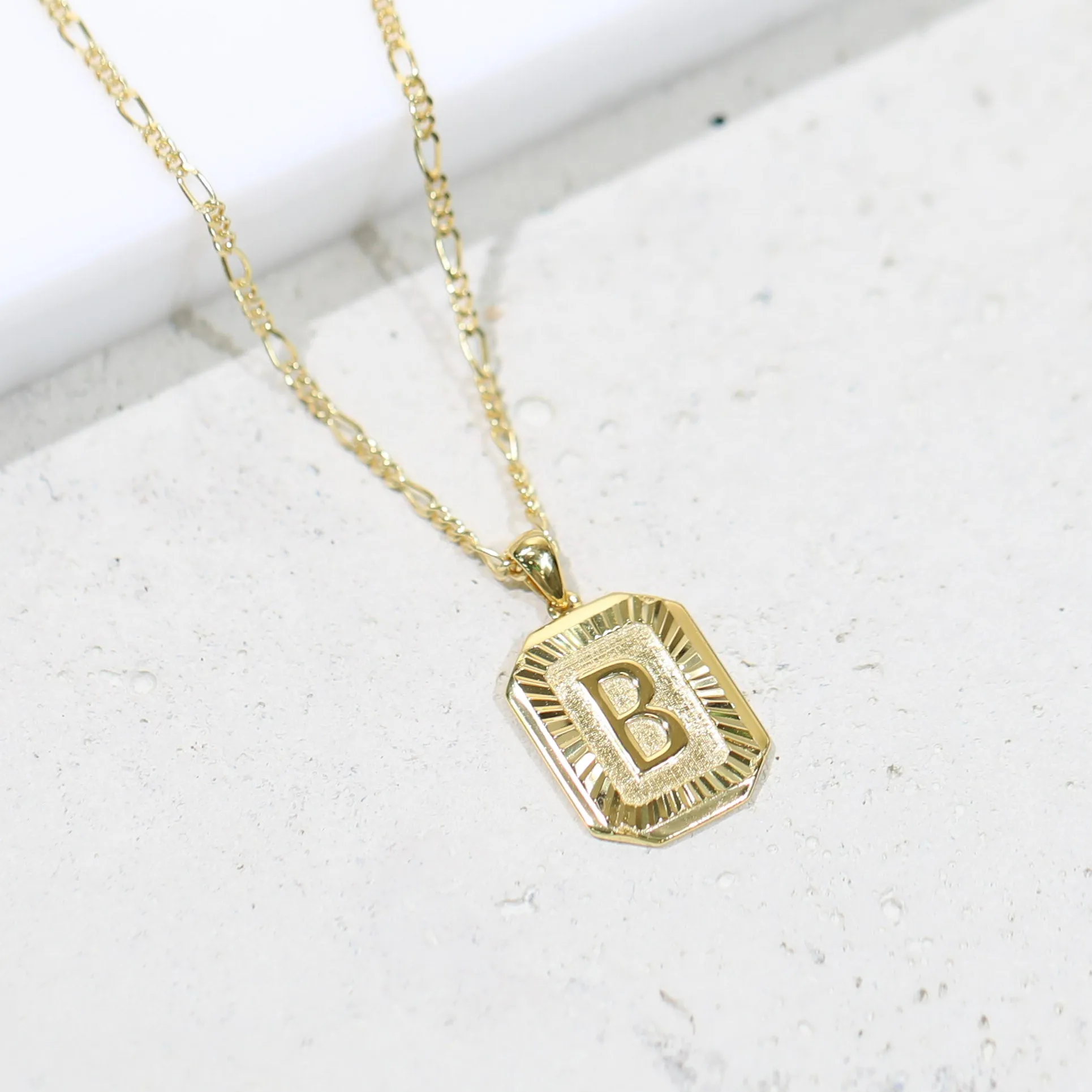 Letter Pendant Necklace