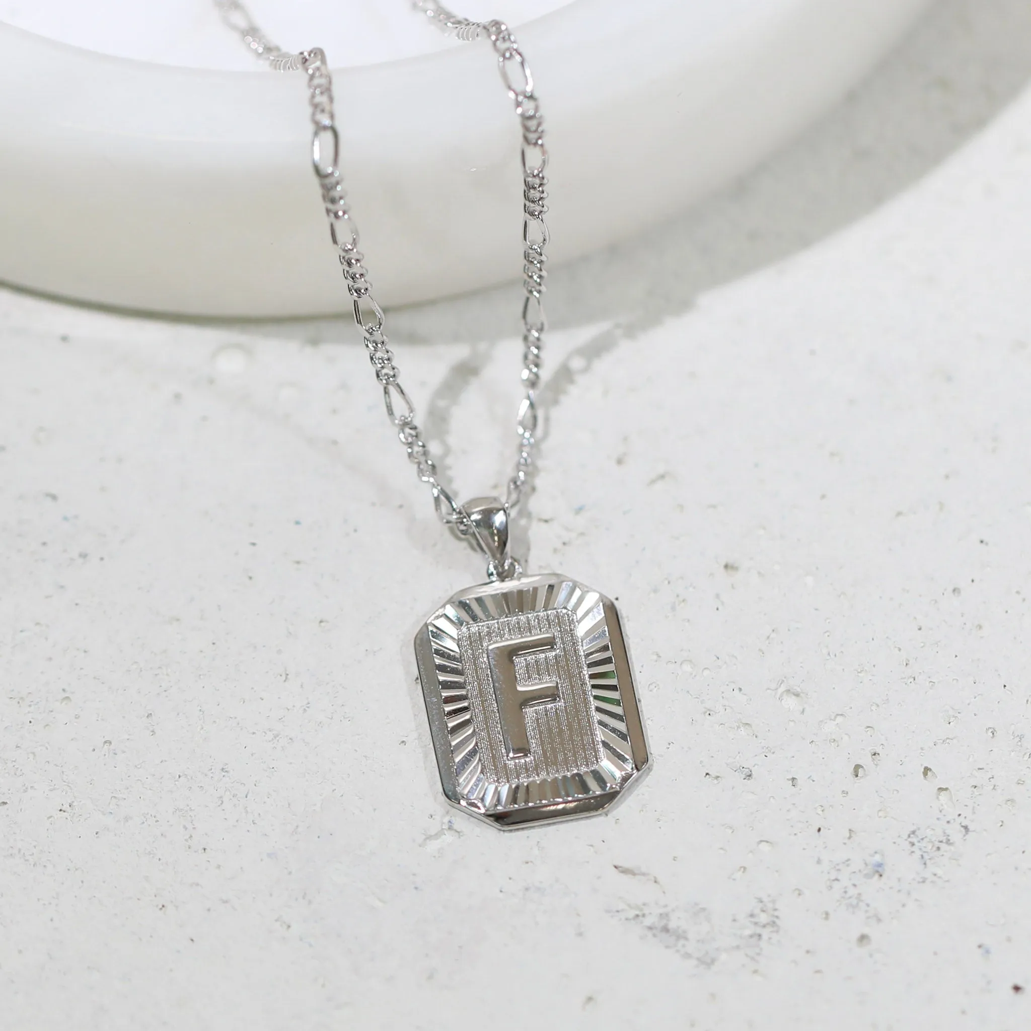 Letter Pendant Necklace