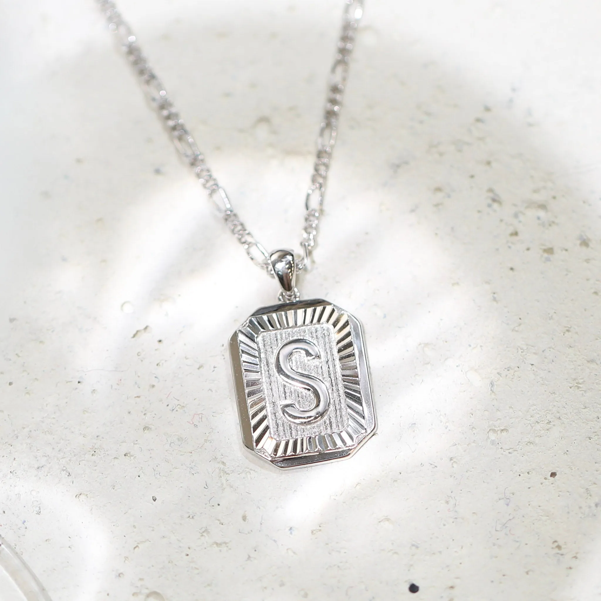 Letter Pendant Necklace