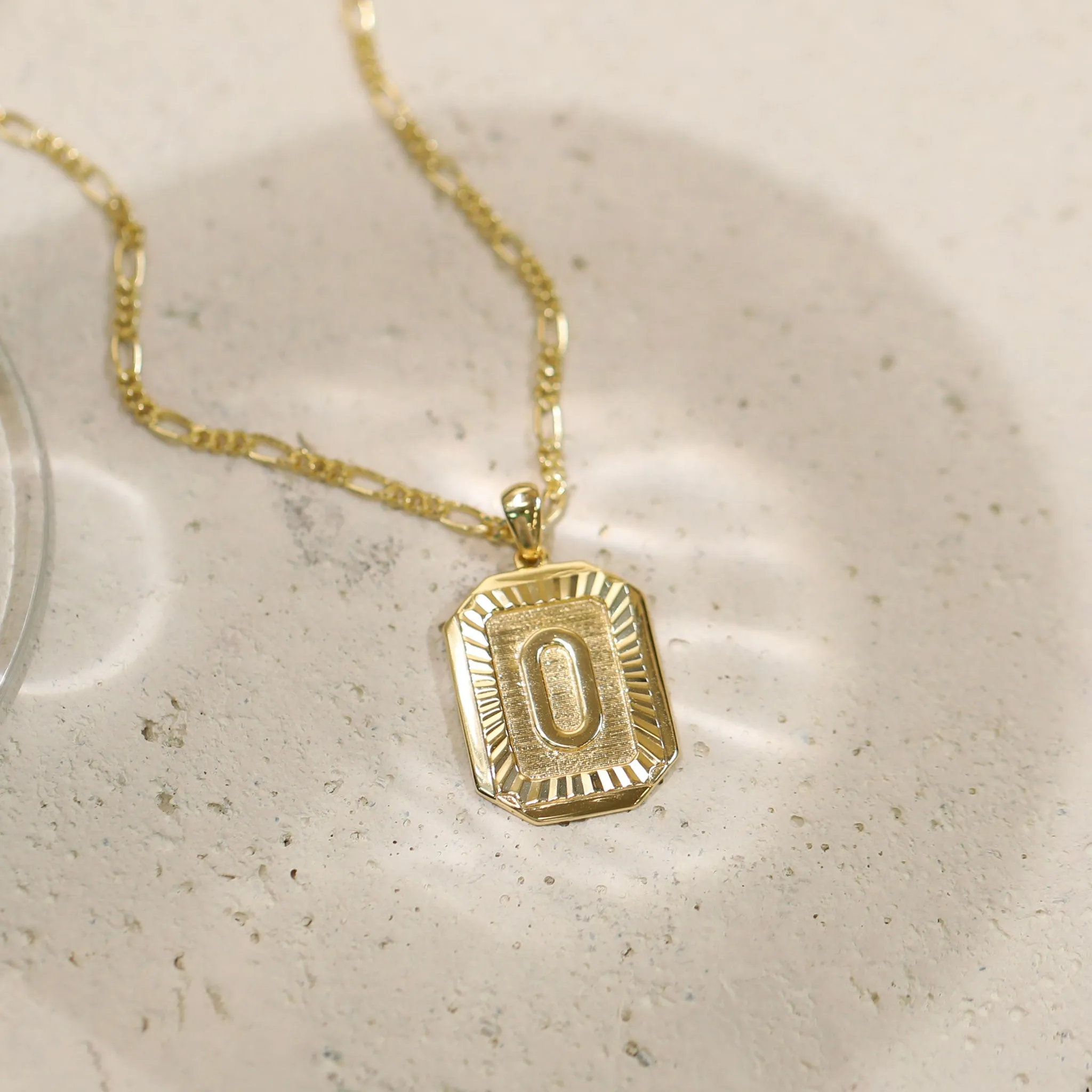 Letter Pendant Necklace