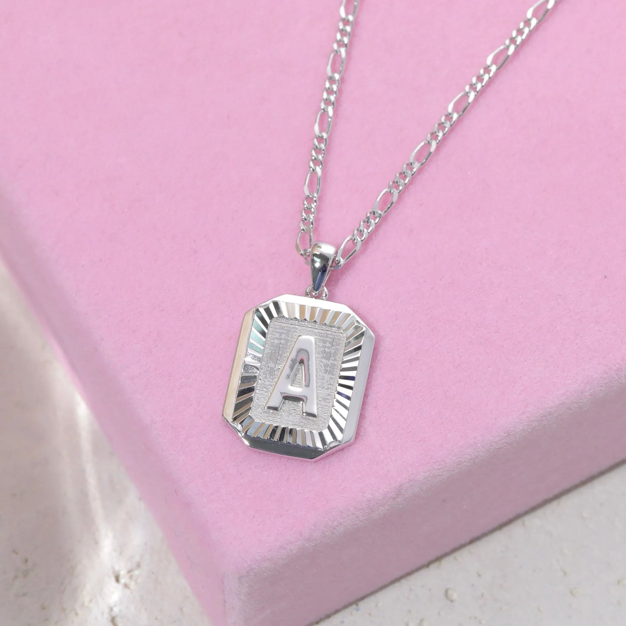 Letter Pendant Necklace