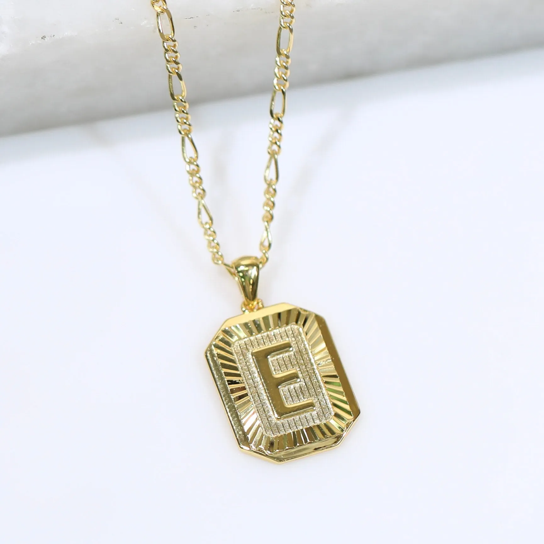 Letter Pendant Necklace