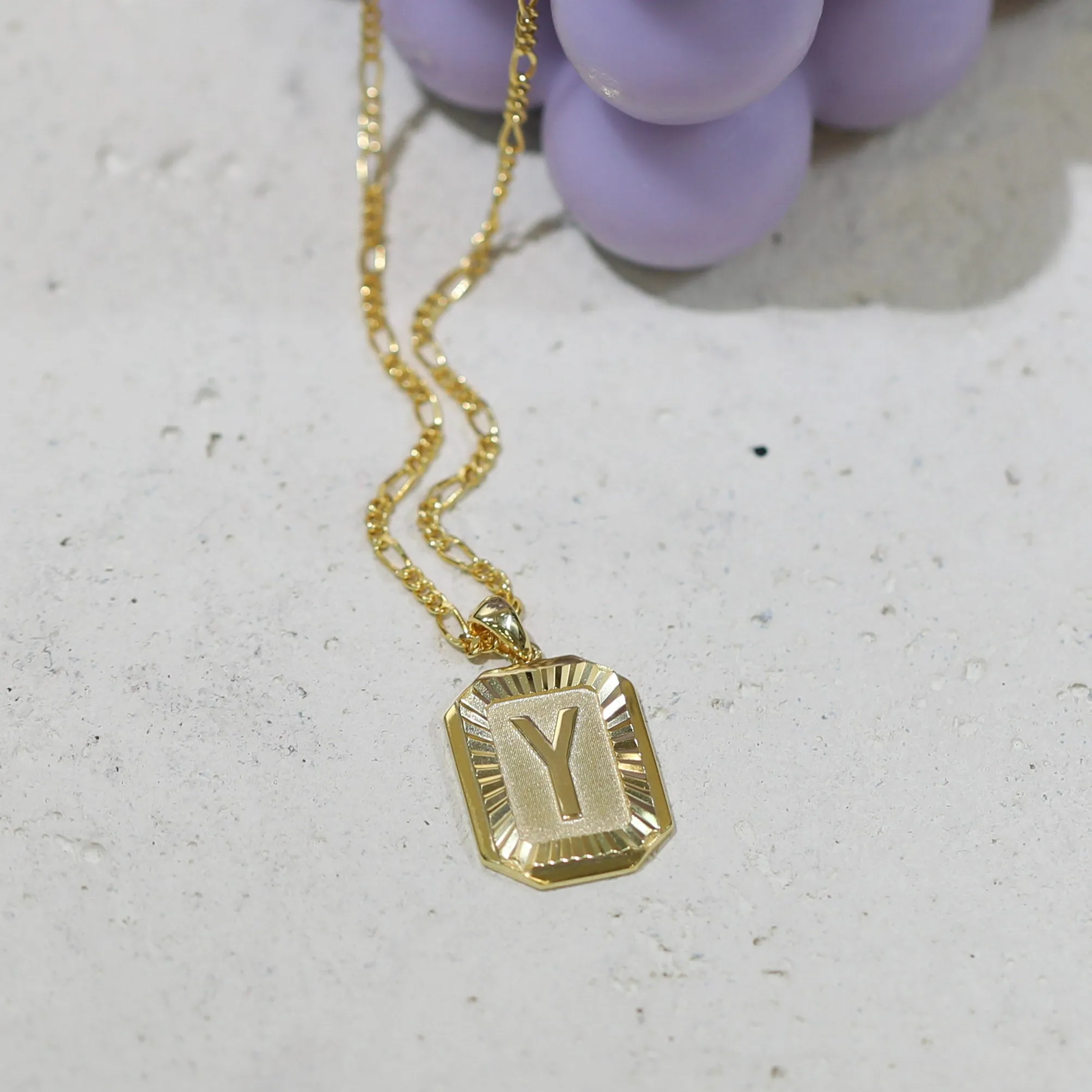 Letter Pendant Necklace