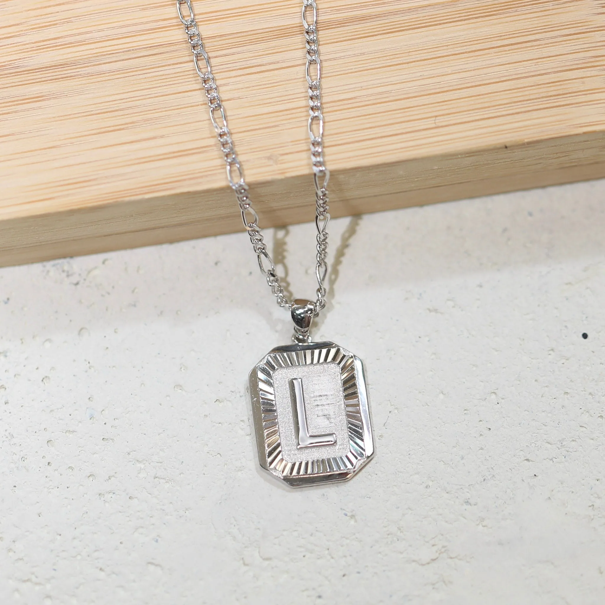 Letter Pendant Necklace