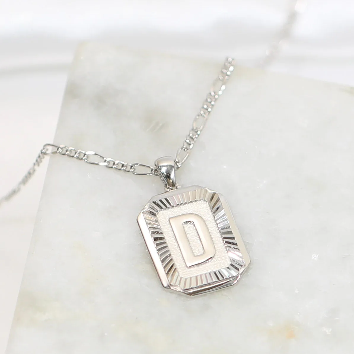 Letter Pendant Necklace