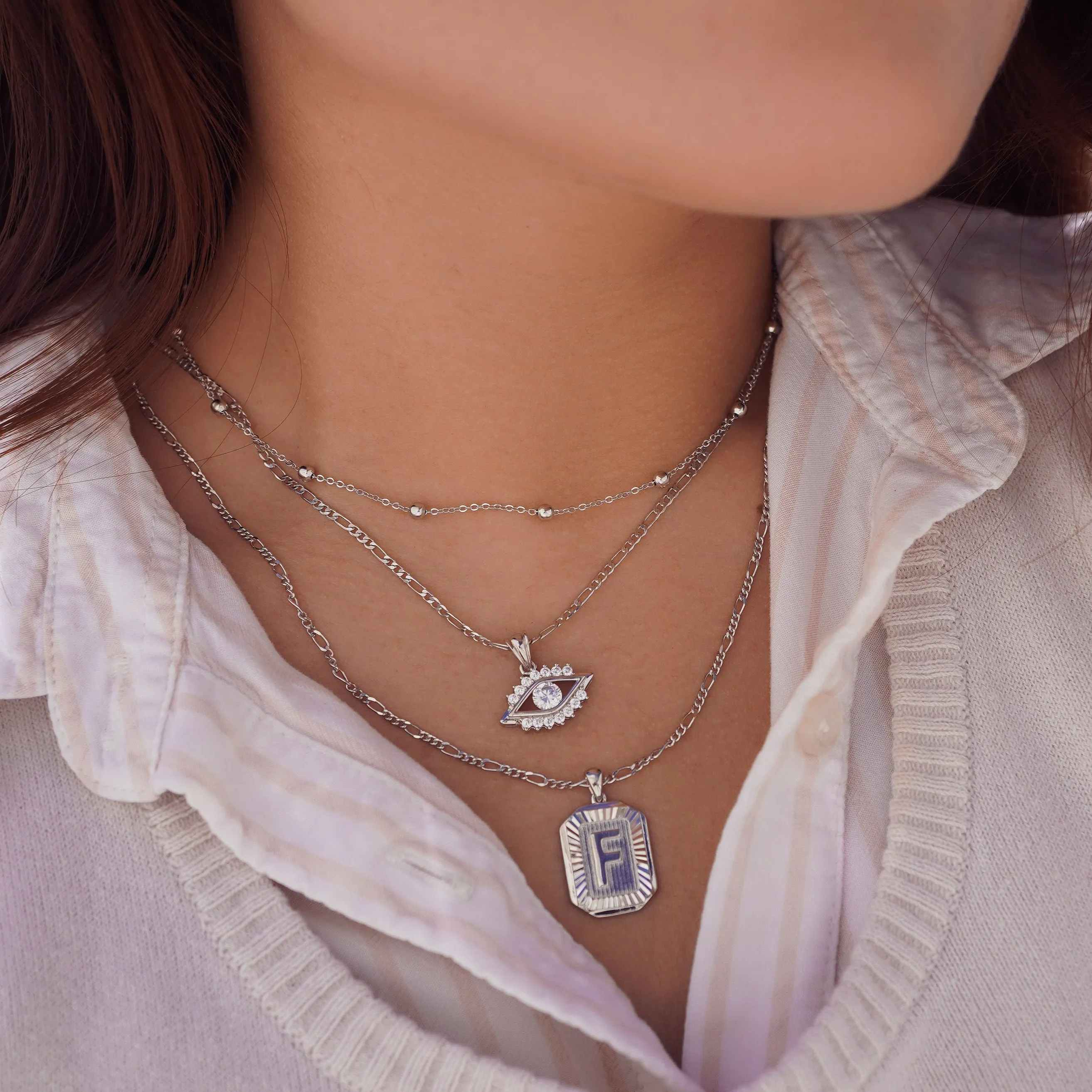 Letter Pendant Necklace