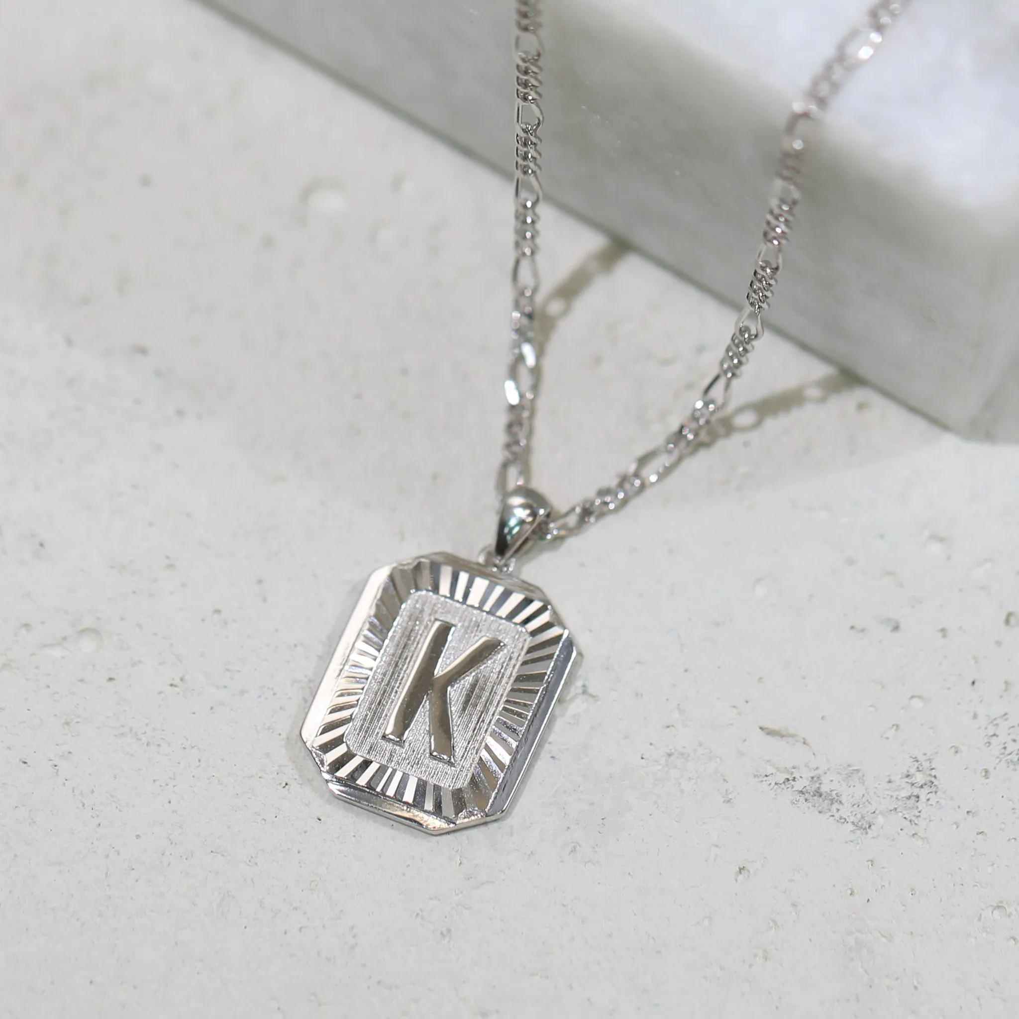 Letter Pendant Necklace