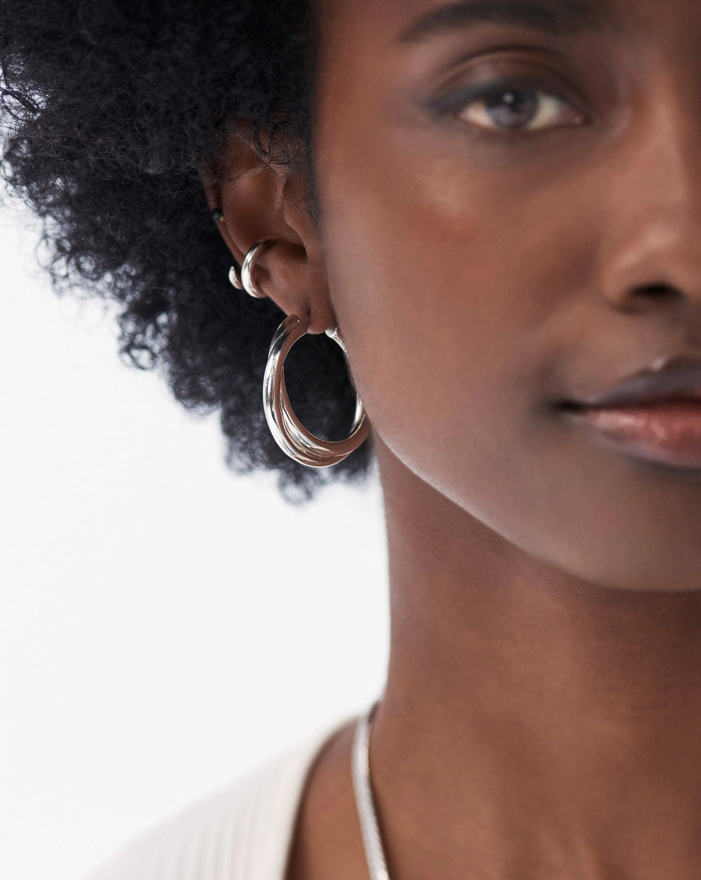 Lucy Williams Entwine Hoop Earrings