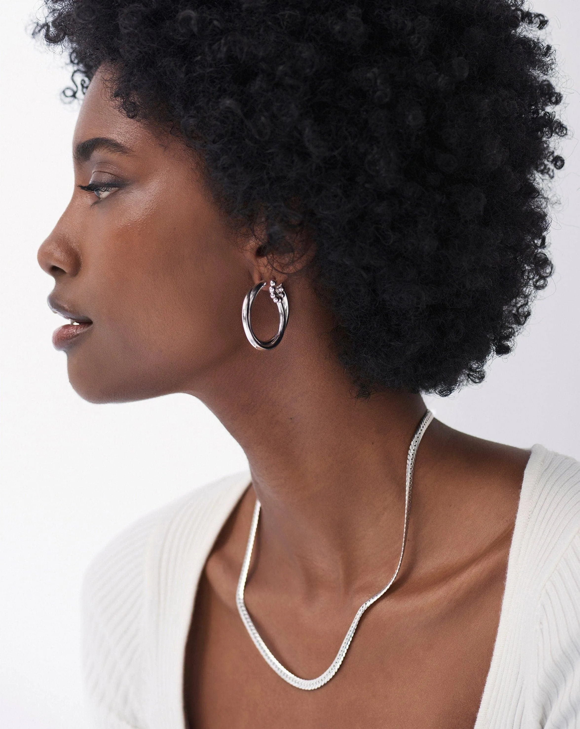 Lucy Williams Entwine Hoop Earrings