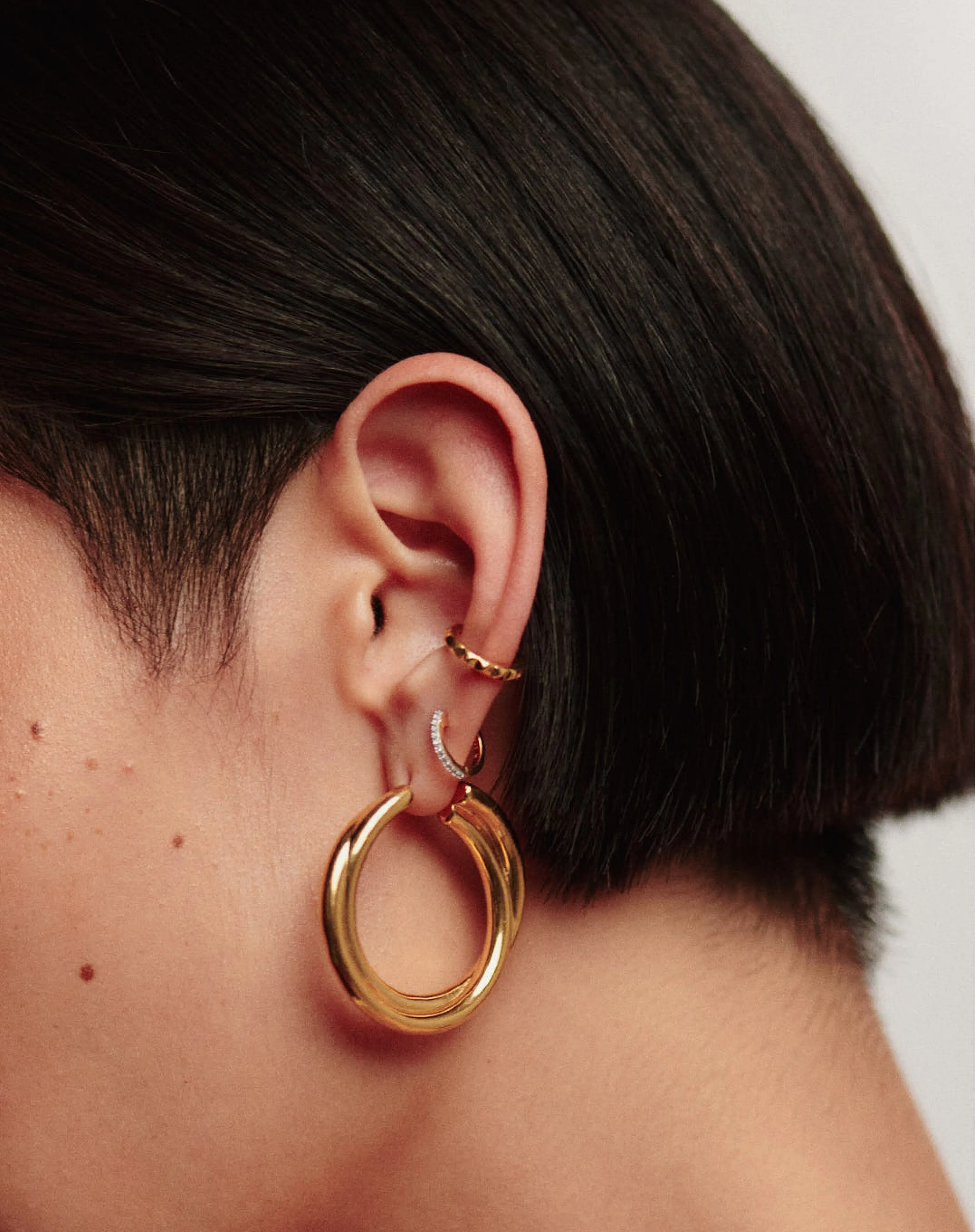 Lucy Williams Entwine Hoop Earrings