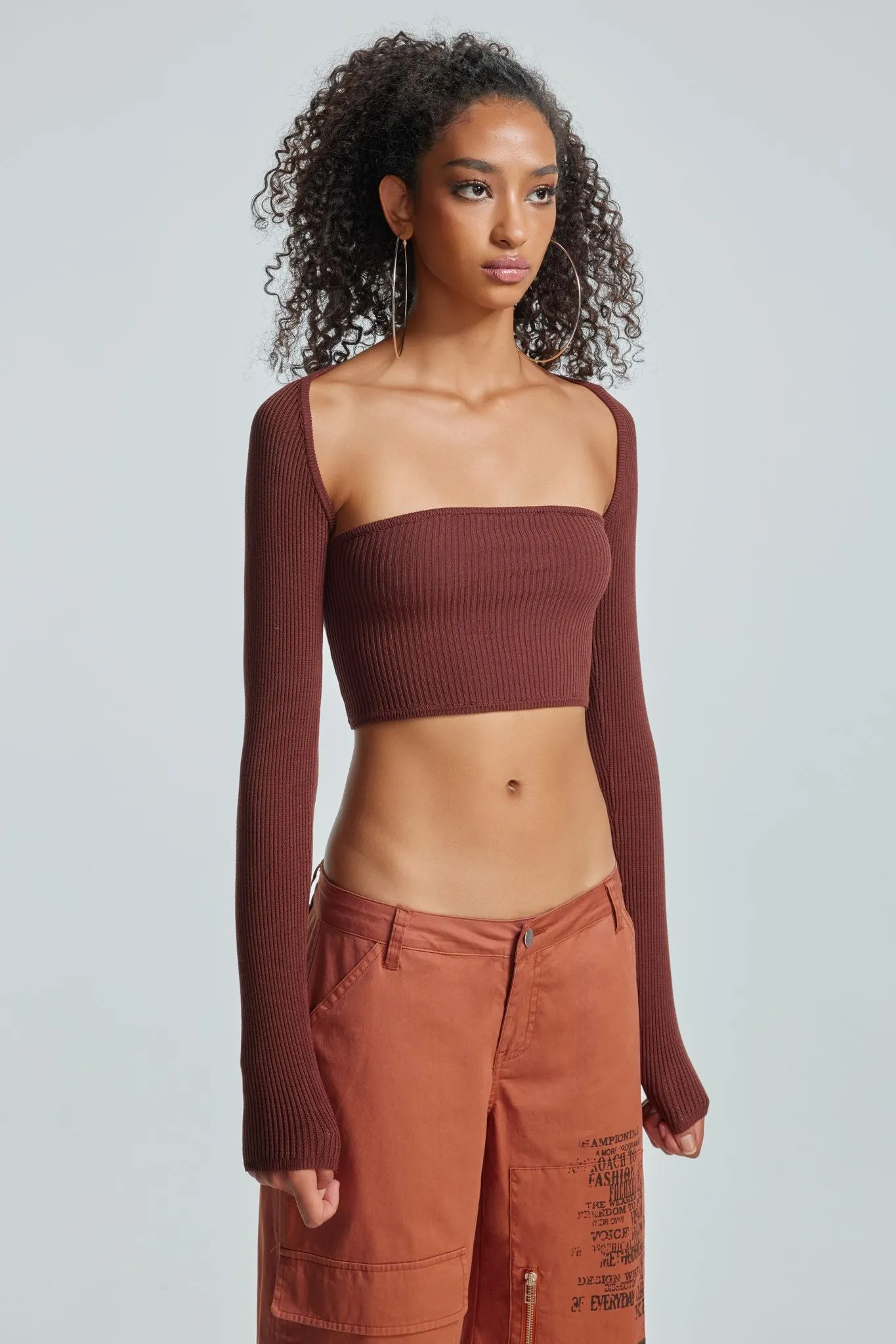 Luelle Top - Brown