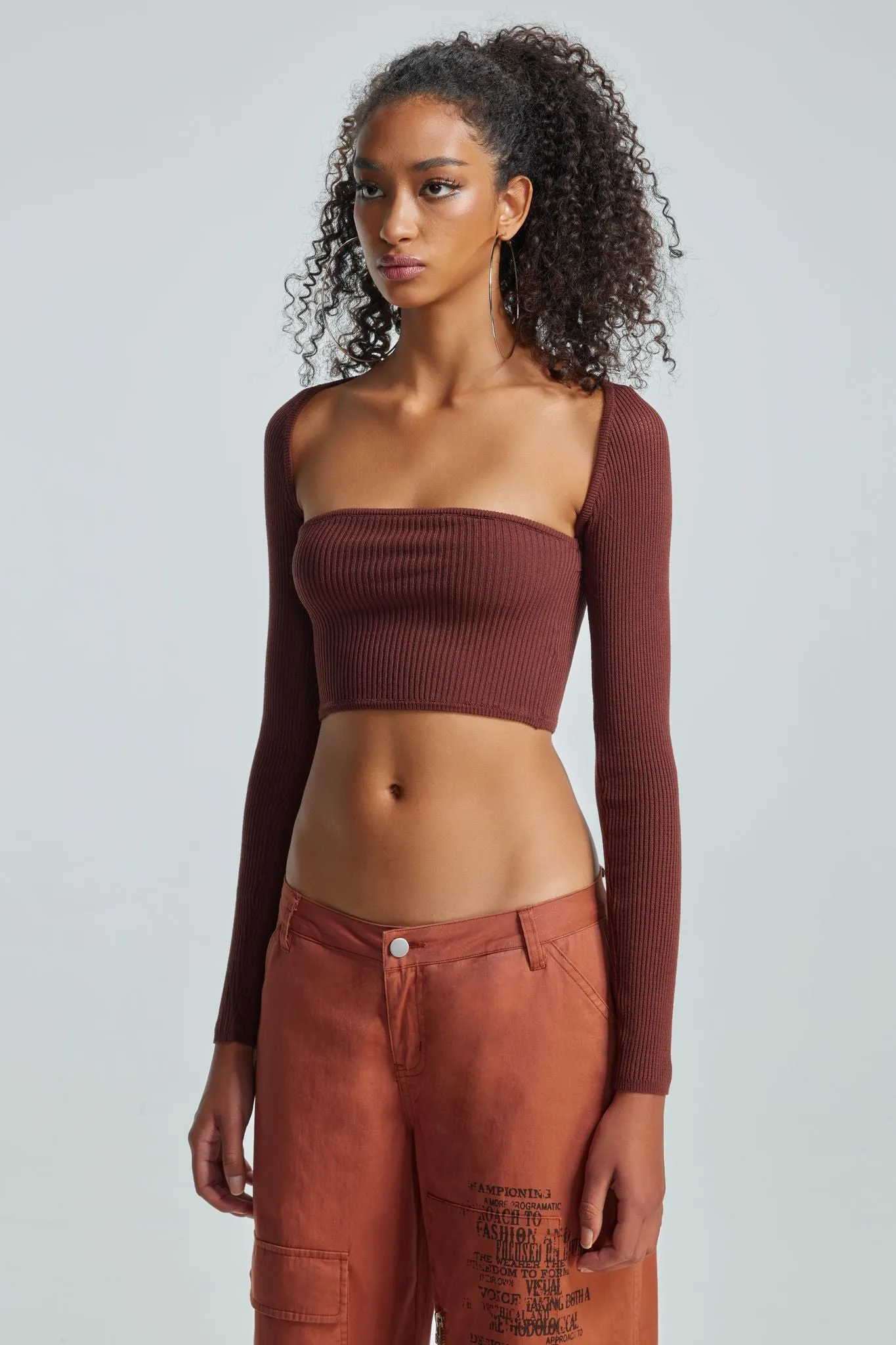 Luelle Top - Brown