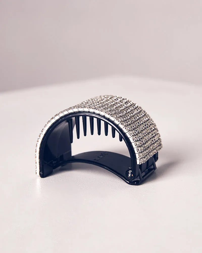 MAXINE DIAMANTE HAIR CUFF - SILVER