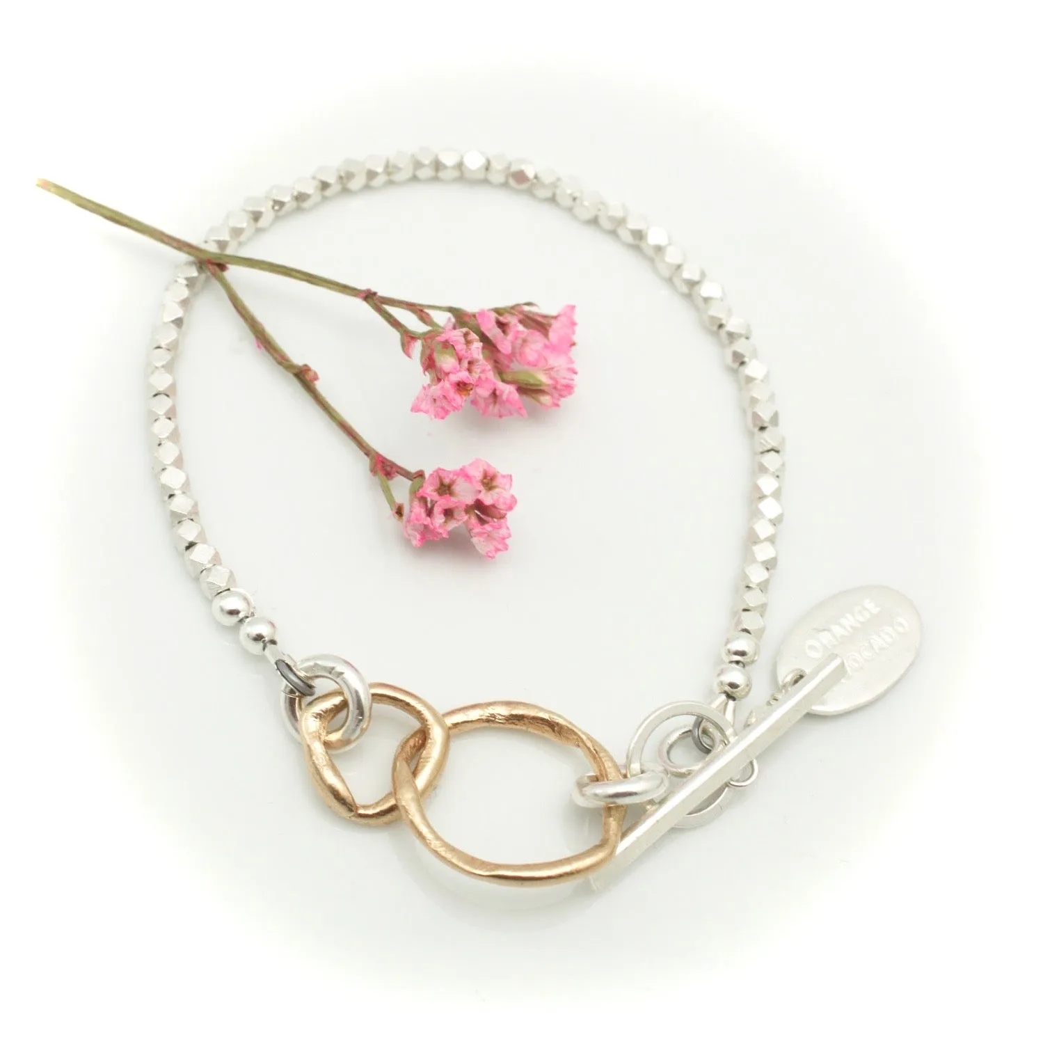 Mother Daughter Bracelet - Fine Silver Petite Links