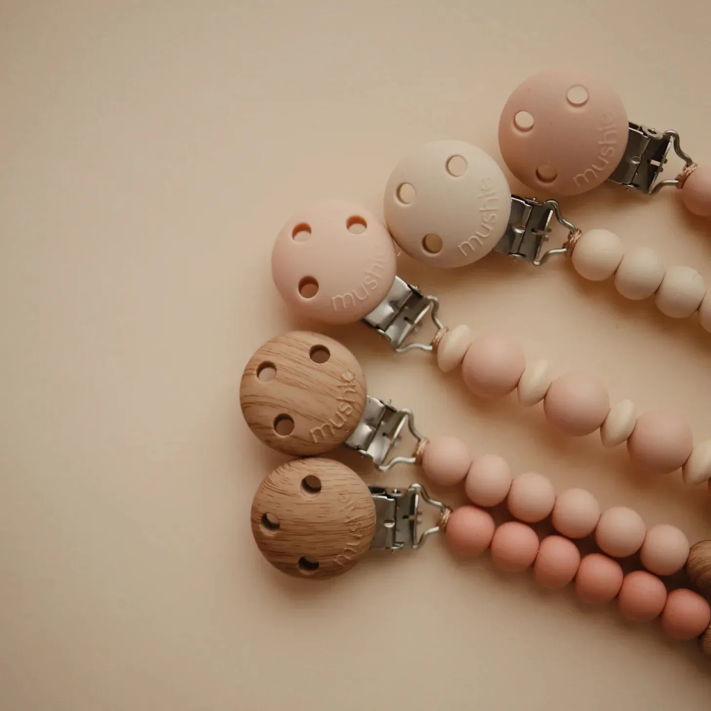 Pacifier Clip | Eva (Powder) **FINAL SALE