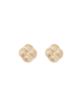 Paula Panel Square Stud Earrings