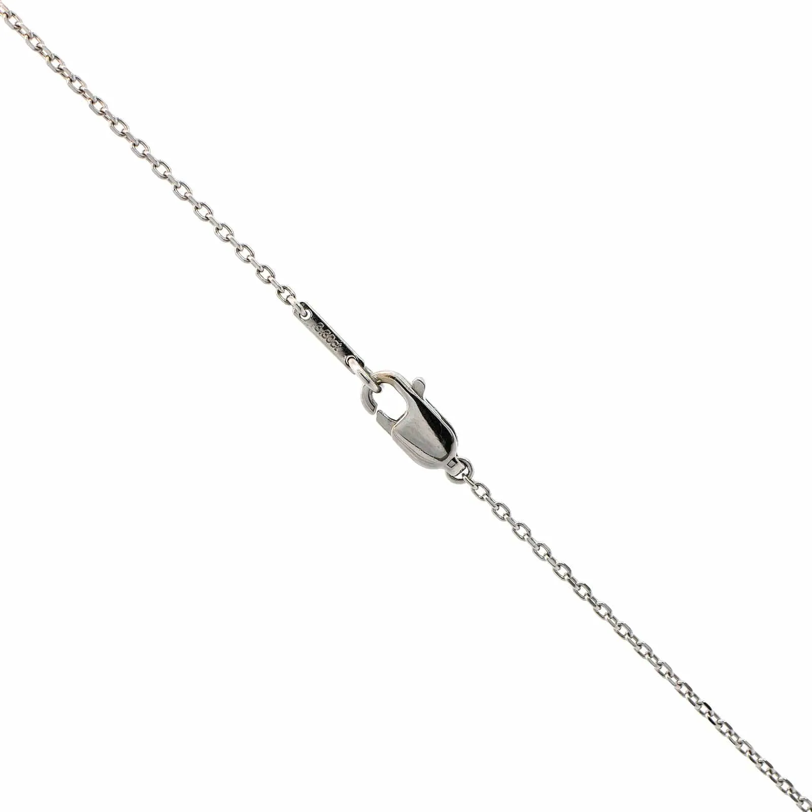 Platinum Diamond Heart Pendant Necklace