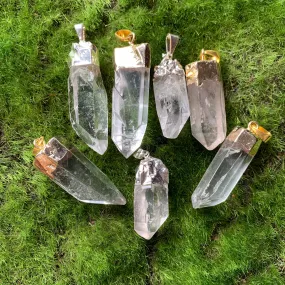 Quartz Point Pendants