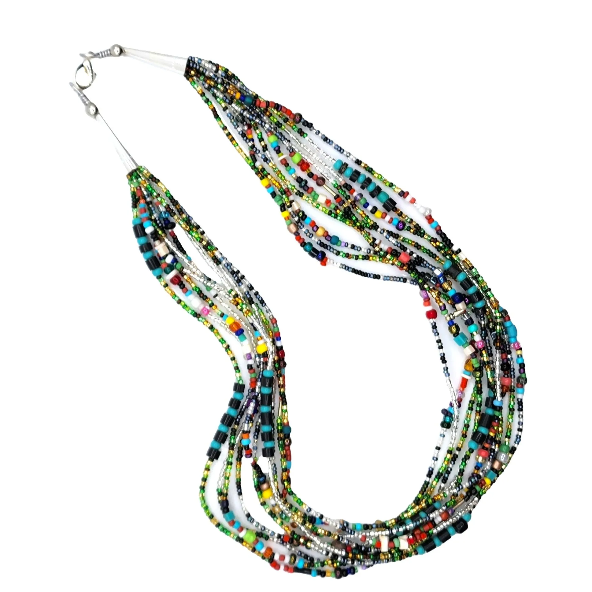 Rainbow Fiesta Necklace - 22 Long