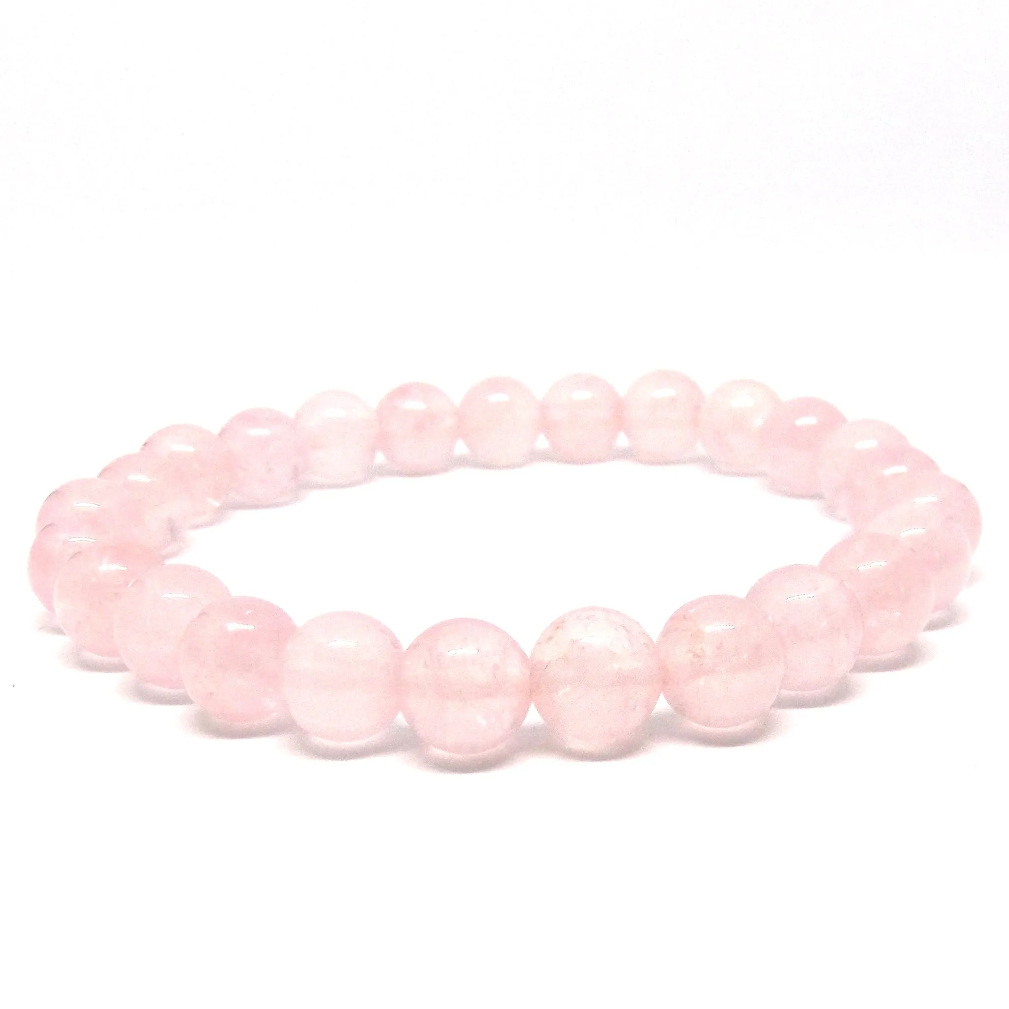 Rose Quartz Gemstone Healing Bracelet for Unconditional Love