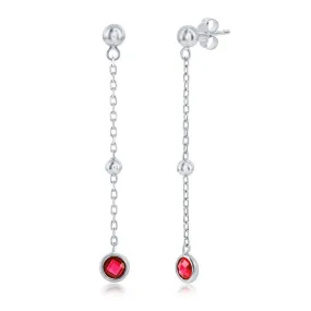 Ruby Spot Earrings