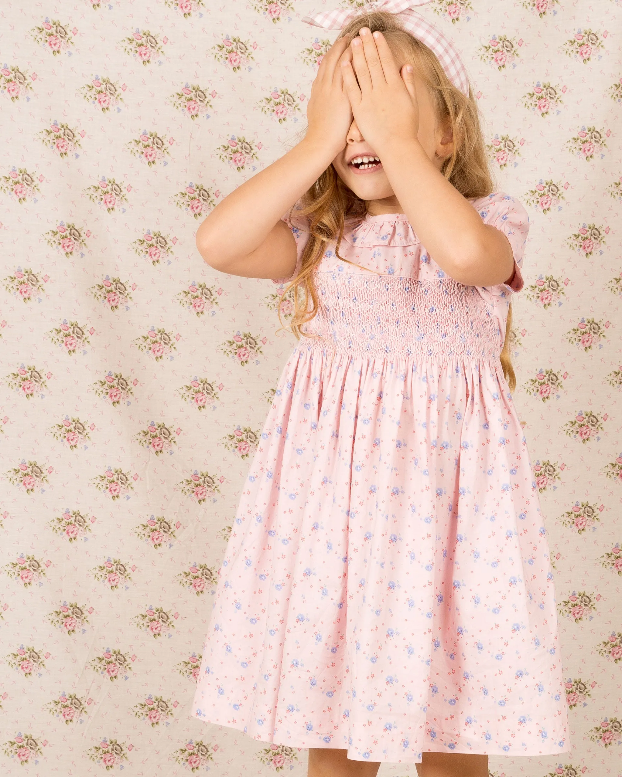 Smocked Girls Dress - Verity