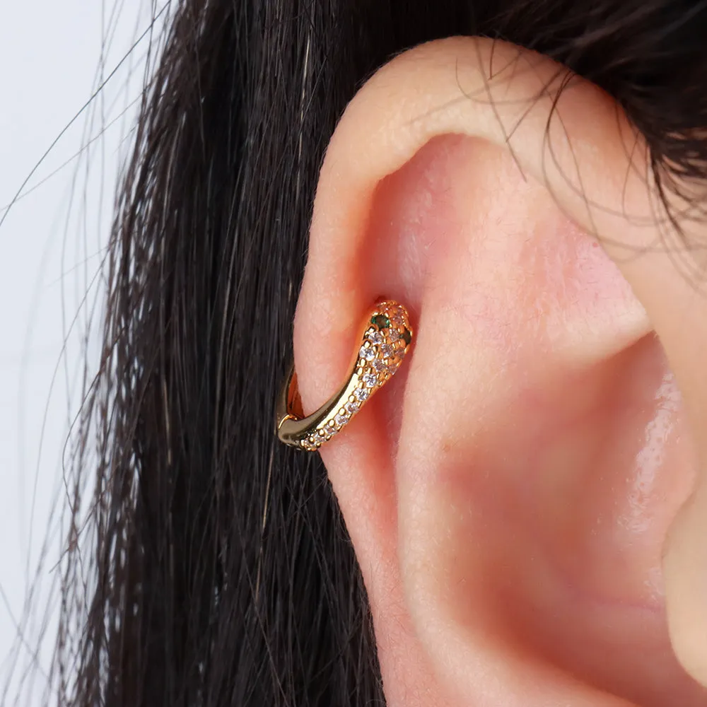 Snake Helix Hoop