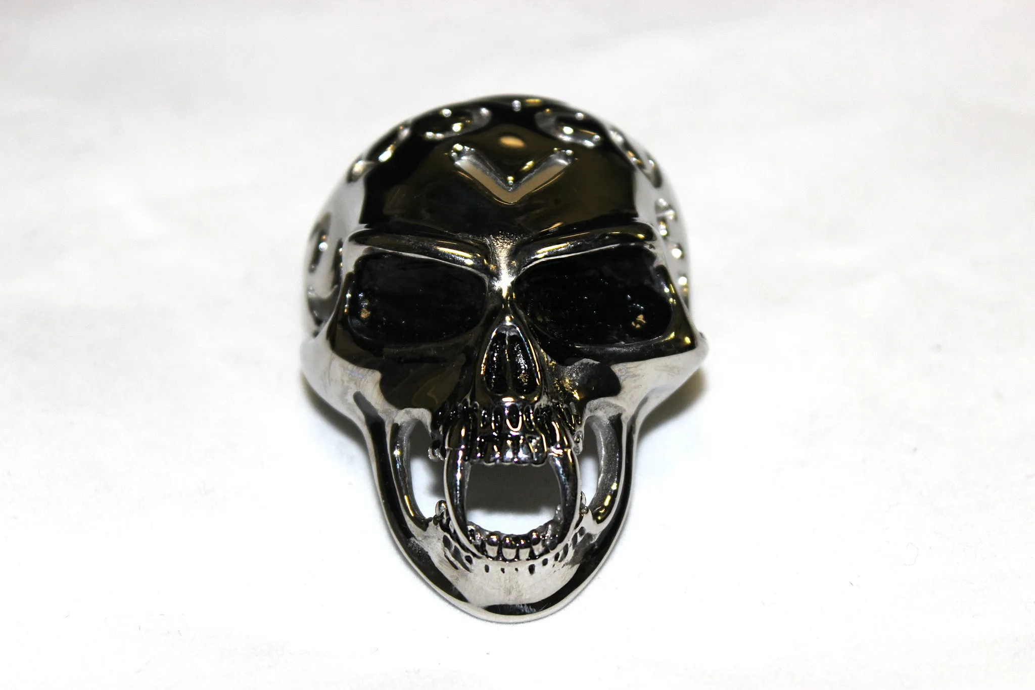 Stainless Steel Vampire Skull Pendant - UDINC0469