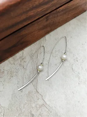 Stone Marquis Thread Earrings