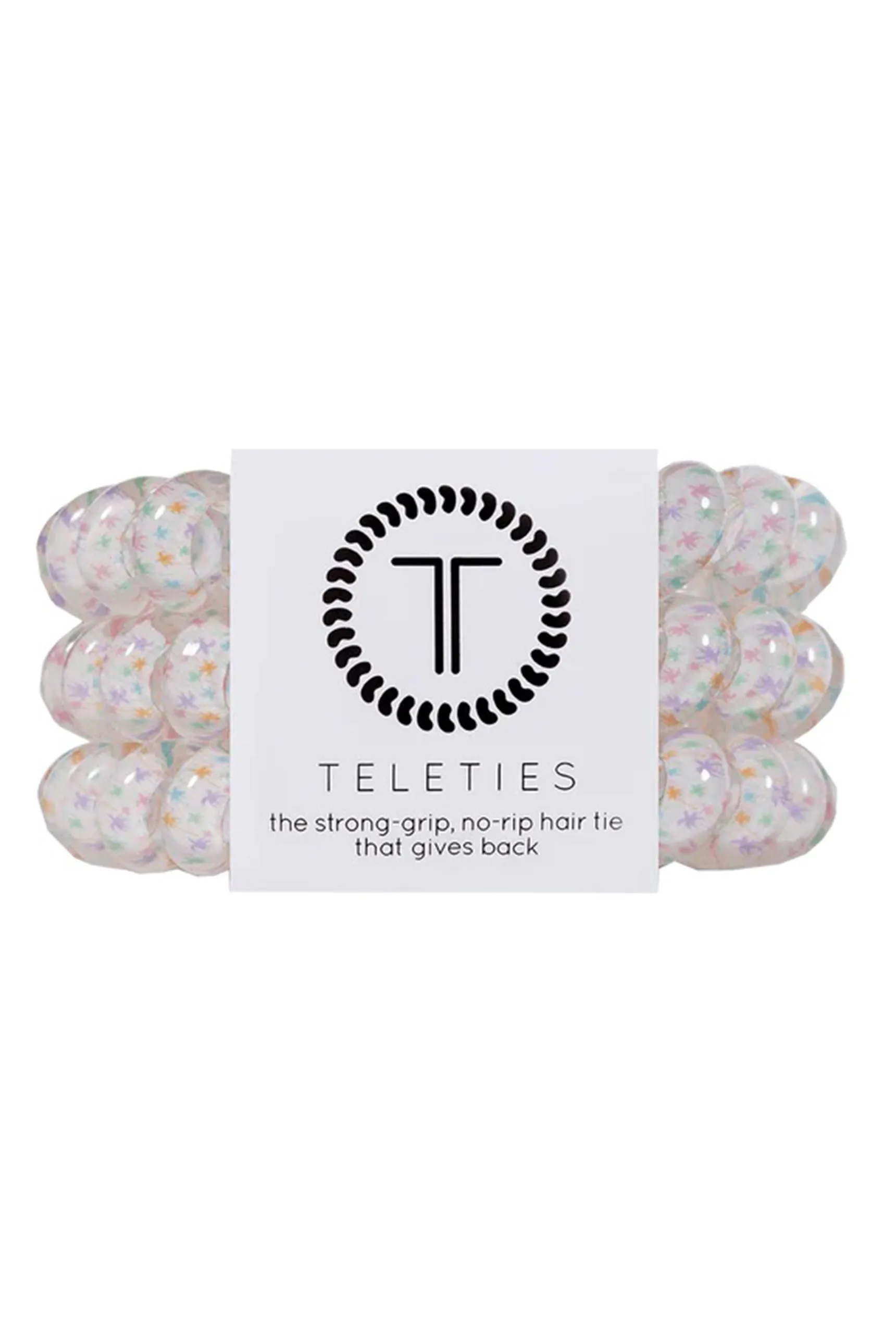 TELETIES Large Hair Ties - Shake Your Palm Palms