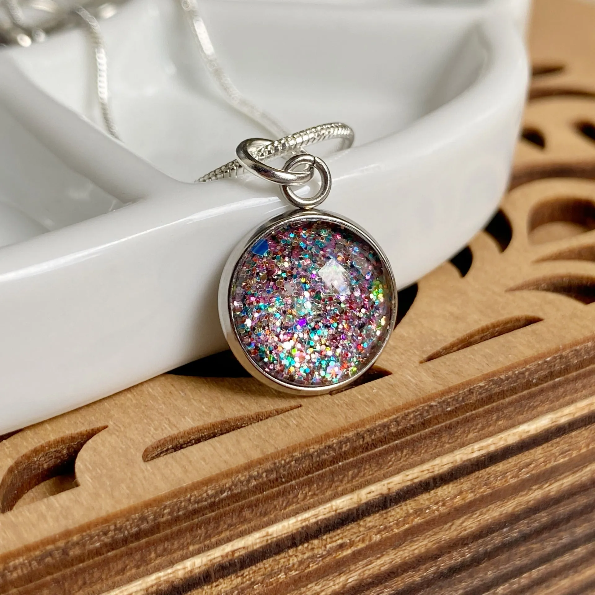 The Dena Unicorn Necklace (silver or gold chain) - Glitter4Good