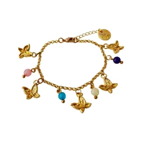 TRA-LA-RA VUELA COLORED BUTTERFLIES BRACELET