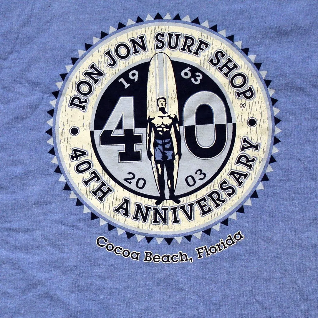 Vintage '03 Ron Jon Surf Shop 40th Anniversary Tee (XXL)