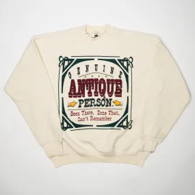 Vintage '92 Geniune Antique Person Crewneck (L)