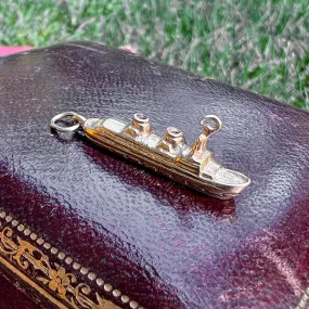 Vintage Ship Charm